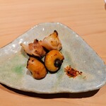 匠 進吾 - 追加）つぶ貝の炙り、七味
