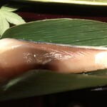 御幸町 田がわ - 八寸の鯖寿司　祇園祭でちまき
