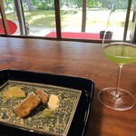 鰻花房 - ペアリング　緑茶入りほうじ茶