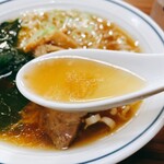 生駒軒 - ラーメン　スープリフト