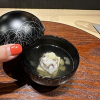 赤坂 鮨大谷 - スッポンと鱧の真薯のお椀