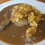 田舎のれすとらん - ハンバーグカレーオムライス（850円）