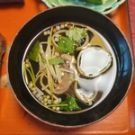 割烹 治郎兵衛 - ◆「特大鰻重定食」　◇肝吸い