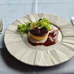 リストランテ・アルコ - 国産牛フィレ肉のタリアータ　タルト仕立て