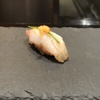 築地青空三代目 大名古屋ビルヂング店 - 長崎産のクエ　歯応えと味が強く美味しい。