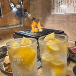 和牛焼肉大衆酒場 ホルモン博多春吉のじゃん横 - 