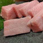 Sushi Tempura Gosakutei - ●ﾗﾝﾁ。単品。焼酎1650+ｳﾅｷﾞ(白焼2178X2+蒲焼2178)+刺(ｳﾆ2178+ﾄﾛ1650)+ﾄﾛ鉄火巻1100=13,112円