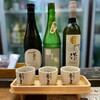 Morishita Saketen - ◇日本酒飲み比べセット¥1,500／ぐい呑みサイズのお猪口で、90mlを３種選べます。