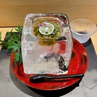 肉割烹ふたご 北新地店 - 酢橘そば