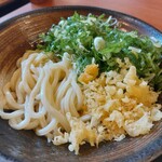 香の川製麺 - 新鮮なネギをたっぷり盛る(^o^)v