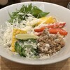 Torishou Hashiguchi - 鶏そぼろと夏野菜の塩まぜそば