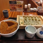 長岡小嶋屋  - へぎそばとタレカツ丼セット
