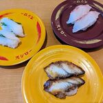 Sushiro - 鯛、エンガワ、鰻
