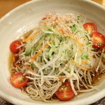 北の蕎麦屋 - サラダそば