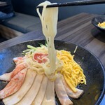 餃子の王将 - 冷やし中華　チャーシュー6枚