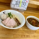 麺屋 しん蔵 - 限定 トマトとセロリのつけそば 1000円  味玉 100円