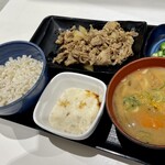 Sobadokoro Yoshinoya - 牛皿麦とろ御膳