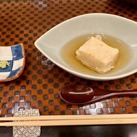 天ぷら 銀座おのでら 並木通り店 - 嶺岡豆腐