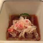 小田島 - 蟹とクラゲの三杯酢