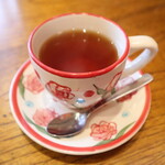 テラス - モーニングセットの紅茶