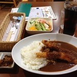 ジャルダン - H.25.9.7. エビカレー+アイスコーヒー
