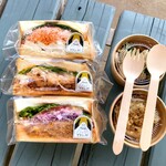 sandwich&deli Picnic! - 料理写真:下から①②③です