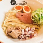 RAMEN ぶろす - 牛白湯つけ麺(麺大盛り)