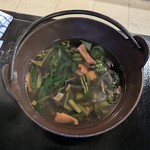 郷土料理ともん - 山菜と茸のすまし汁