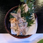 郷土料理ともん - 鮎の骨せんべい