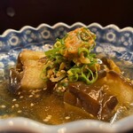 Retoro Sakaba Senta Furai - 夏茄子の葱味噌がけ