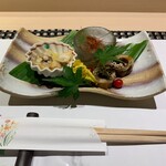 上野 寿司 祇園 - 本日の前菜盛り合わせ