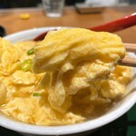 京都 柳馬場 ほん田亭 - 京だし巻き丼 鶏そぼろ金あんかけ 