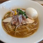 つくばらーめん 鬼者語 - 限定　真鯛の潮蕎麦