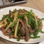 中華厨房あんにん - 牛肉とピーマンの細切炒め(青椒肉絲) 小盆