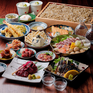 Enjoy both hotpot and a la carte dishes [courses from 2,500 yen]