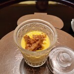 寿し道 桜田 - 武ちゃん農場のにっこりコーンのすり流しに揚げたひげ根