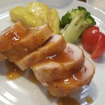 キッチン ブルー グローブ - 反対側から