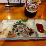 小半 - 太刀魚の炙り刺し