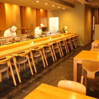 The tasteful exterior and modern Japanese interior will raise your expectations for the food.