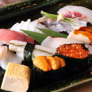 Taste Sushi made with fresh ingredients and craftsmanship passed down through three generations