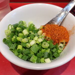 ラーメン二郎 - 待ってる間にカスタマイズ♪