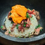 焼肉うしどし - 御食事：雲丹・いくらのユッケビビンバ