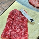 焼肉うしどし - 焼き物(タレ)：本日の厳選3種盛り合わせ
      　　　　　　　　カメノコ・ロース芯・サガリ