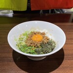 麺屋 歌舞伎 - 歌舞伎まぜそば（辛さレベルUP）