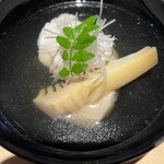 圓谷 - 椀物　鮎並と筍のお椀