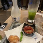 旬彩旬魚 彩り - 冷酒&抹茶ハイ&海老真丈