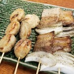 Yakitori Ebisu - つくね、イベリコ玉葱。まぁ、なんというか、ザ・日本の居酒屋。西荻南口の怪しいエリアもいいねー♪