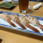 千成寿司 - 生海老にぎり