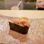 鮨 たかはし - 余市のバフンウニ、宮城ムラサキウニ