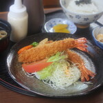 道の駅 あいお - えびフライ定食(極上)